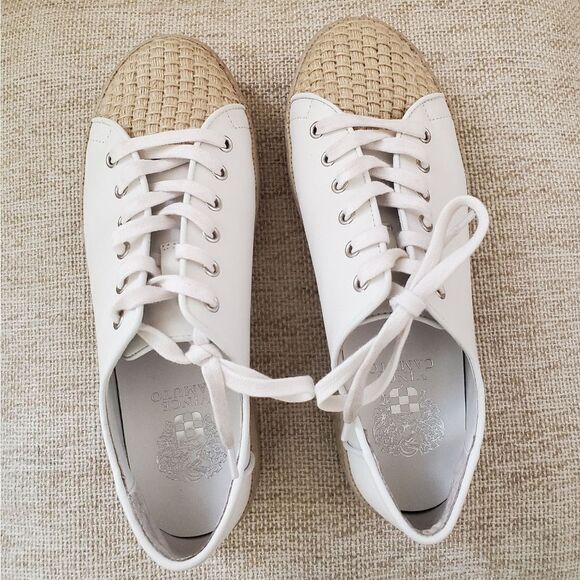 Vince Camuto Calitrie Platform Jute-Toe Sneakers Sz 8 - Picture 13 of 16